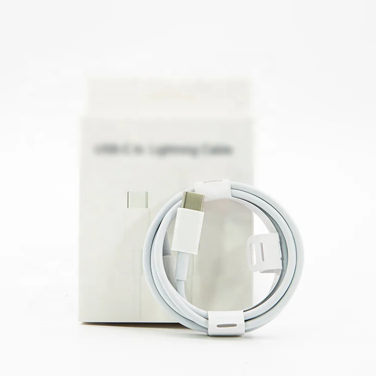 High Quality Quick Charger Cable PVC TPE White 1M Type C Data Cable PD Phone Fast Charging Cable For 11 12 Pro Max