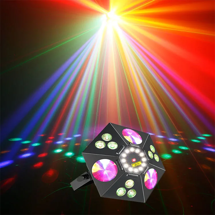
2020 rgbw laser beam dj led flower effect stage light for disco 