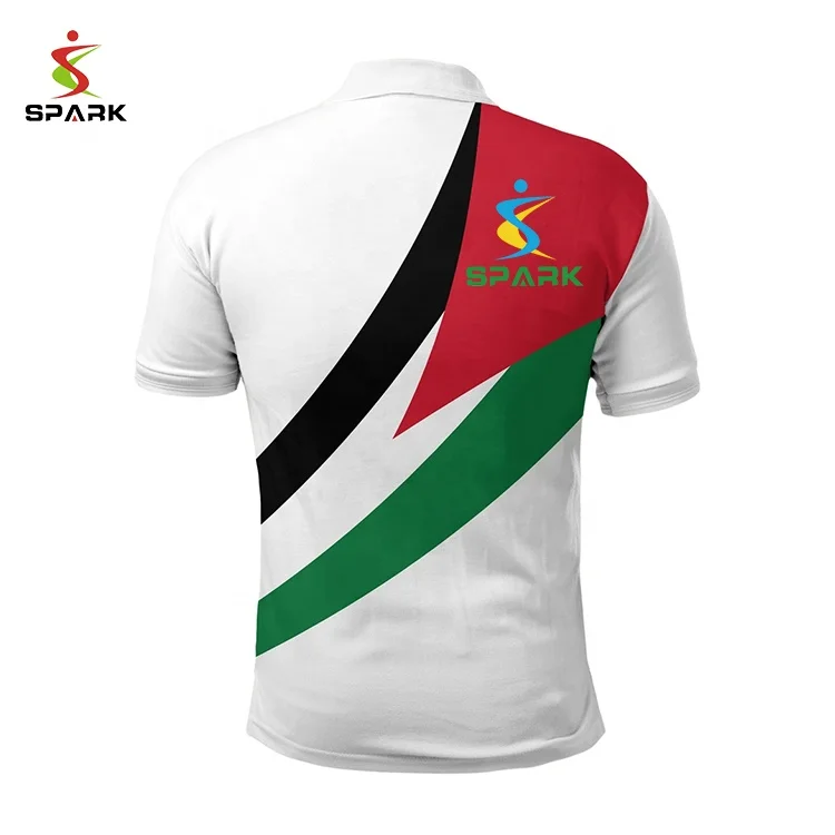 Custom All Over Sublimation Printing Dry Fit 100% Polyester Spandex Polo