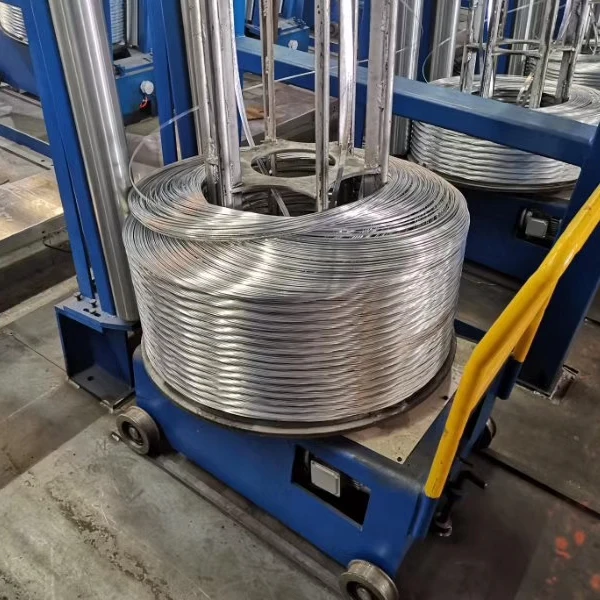 Hot-Dipped Electrical Galvanized Wire Rolos De Arame Galvanizado Line