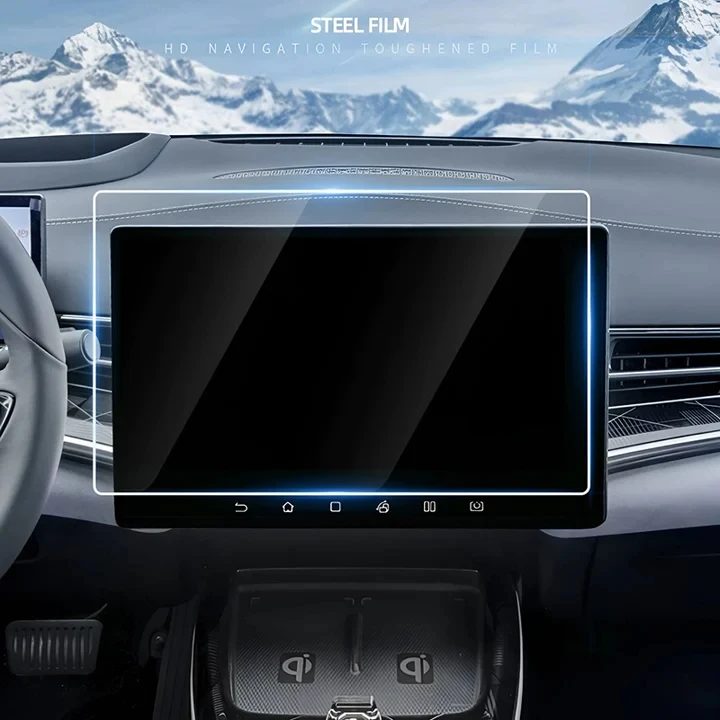 Hot Selling Car Navigation Touch Screen Protective Film Tempered Glass  Fit For BYD Seal Anti Scratch Screen Protector