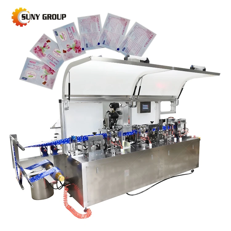 Высокоскоростные автоматические влажные салфетки, одноступенная Производственная техника