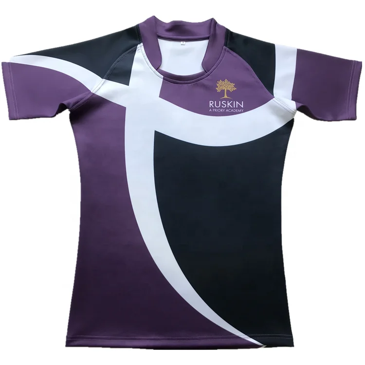 Wholesale short Sleeves Rugby Football Wear Football Wear Uniforms Printing Sublimation Rugby Jersey