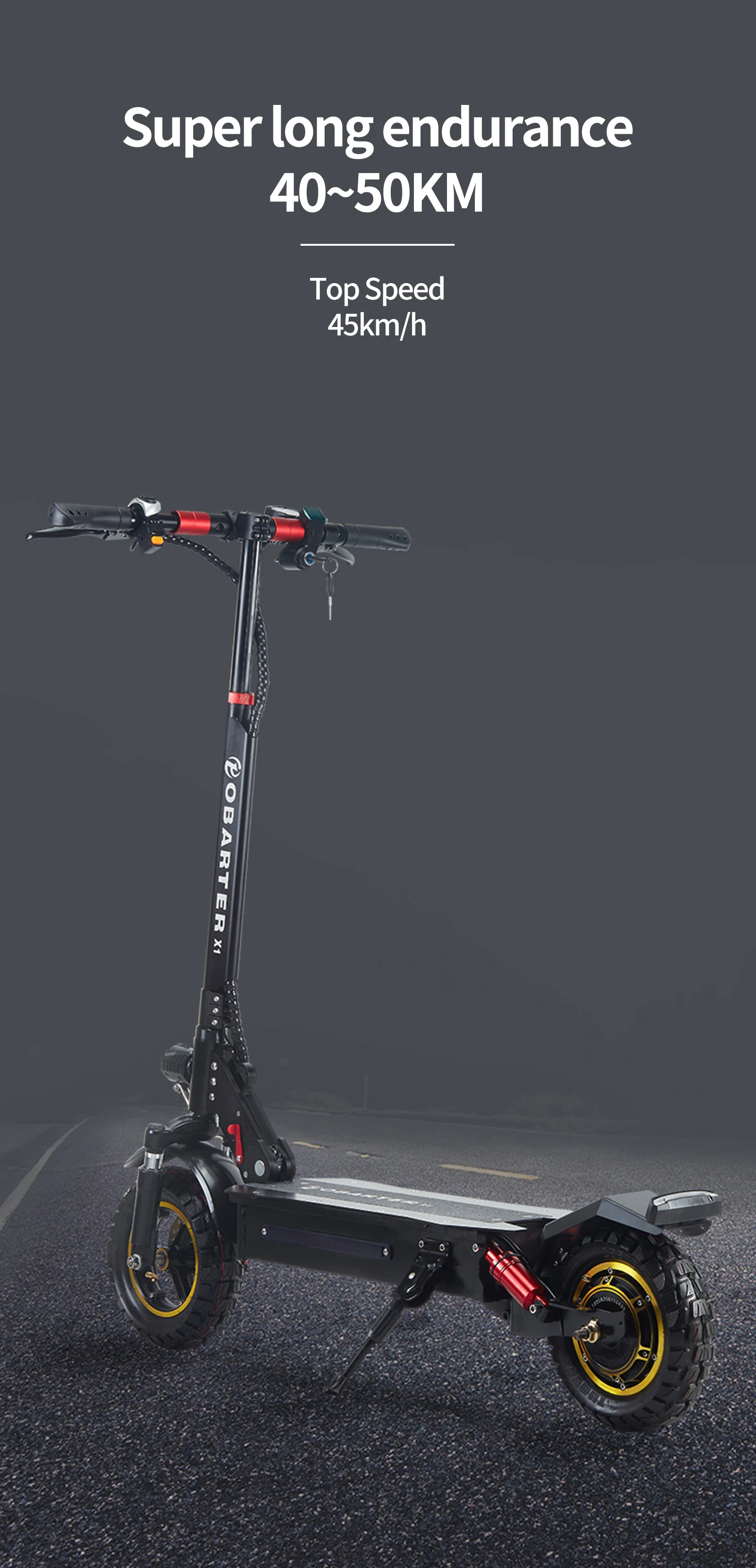 2021 iEZway UK USA EU Warehouse Hot Sell 1000w Off road tyre 48V Potente Adults Electric Scooter Powerful Battery Dual Motor