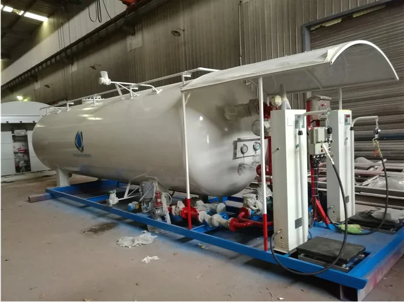 Низкая цена 20000 л литров сжиженного нефтяного газа 5 тонн 15 сжиженный нефтяной газ одиночный/двойной заполняющий диспенсер бак противоскользящий Нигерия