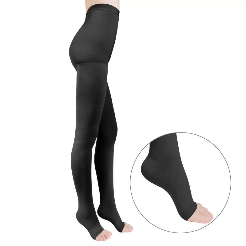
Open-toed section pressure medical shaping plastic legs socks bottoming pantyhose 
