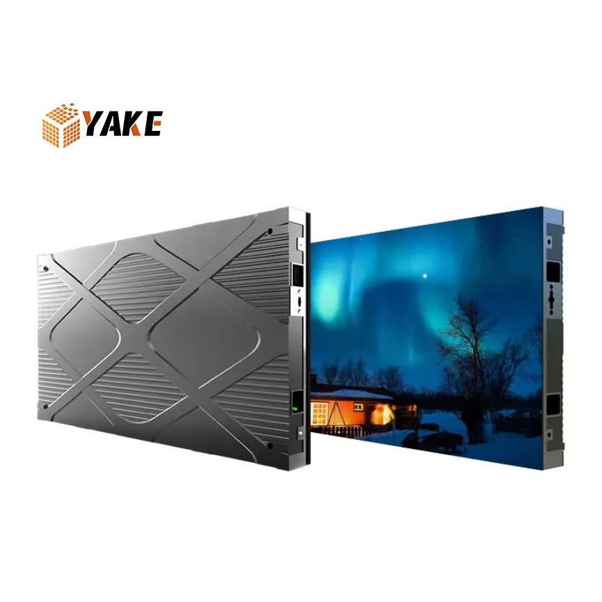 Yake Ultra HD Full Color  LED Display P1.5 P1.8 P2 P2.5 P3 P4 Indoor Outdoor aluminium die casting cabinet fixed installation