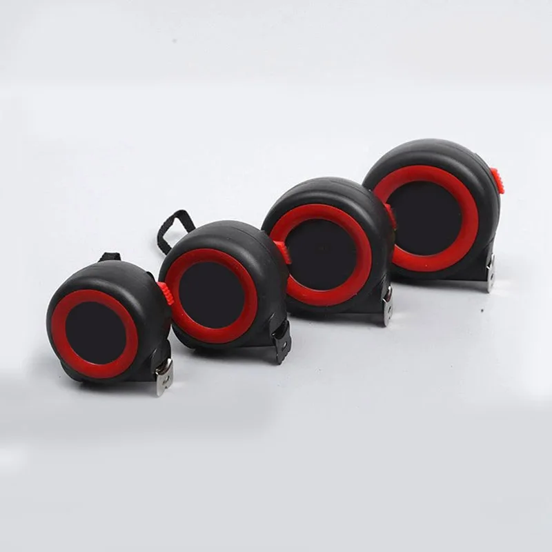 NEW 3M/5M/7.5/10M logo custom high-precision automatic black red case steel tape measure