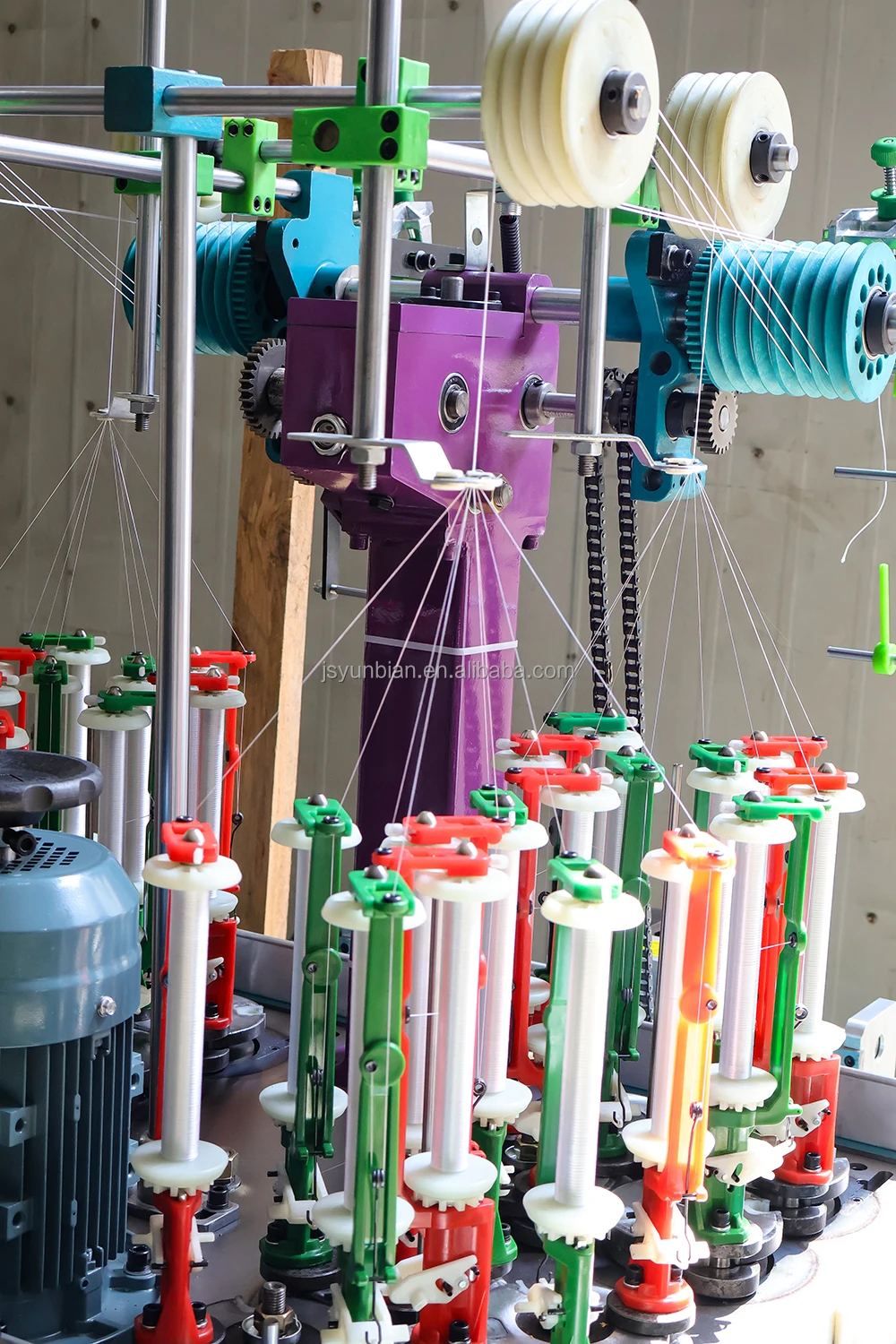 Jewelry rope making machine Yunbian (90-8-8) 8 spindle 8 head high speed rope braiding machine nylon rope