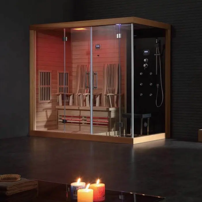 Custom Indoor Far Infrared Tourmaline Sauna Room for Sale
