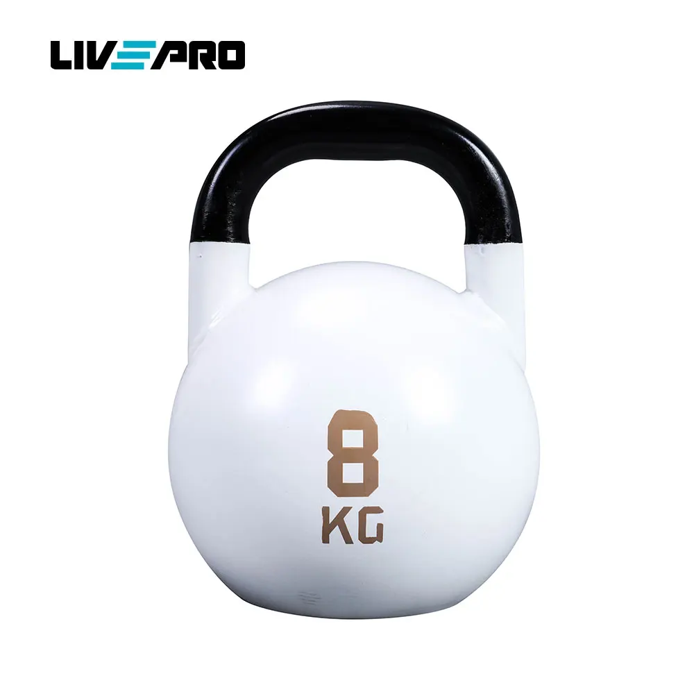 International Standards Hard Chrome Surface Professional Training Competition Steel Kettlebell Customized