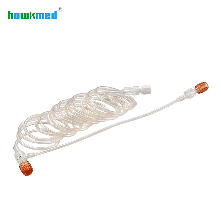 Hawkmed Disposable High Pressure Radiographic Syringe Puncture Pipette Connection Tube
