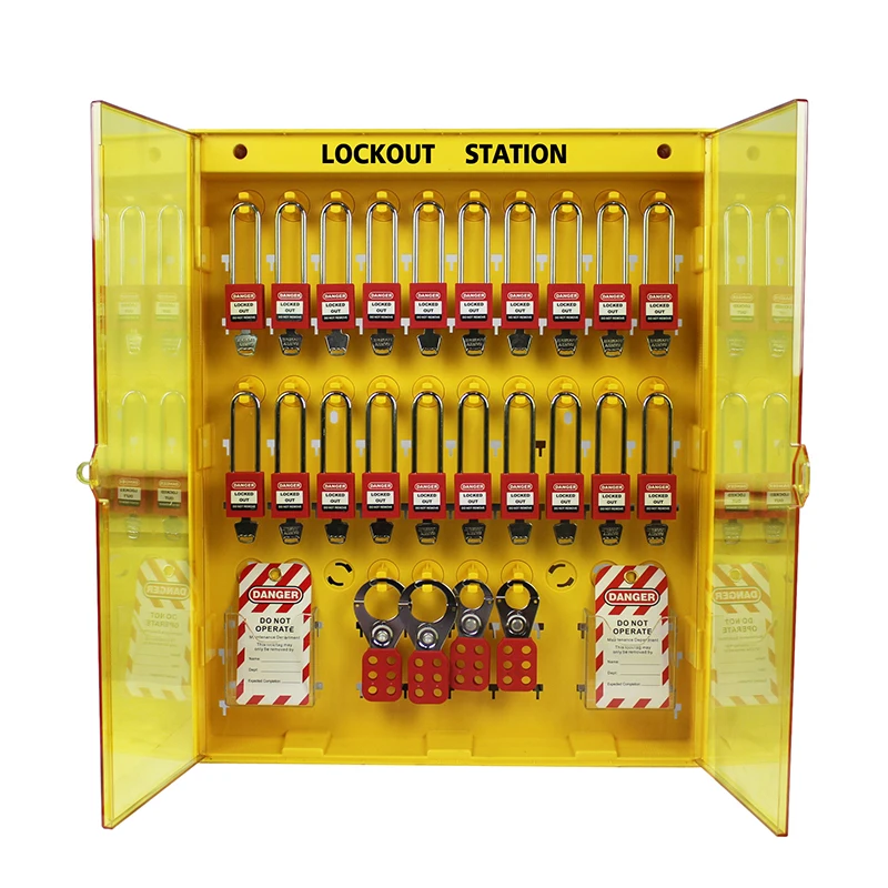 Large Combination Lock Out Station Board Group Lockout Padlock Loto