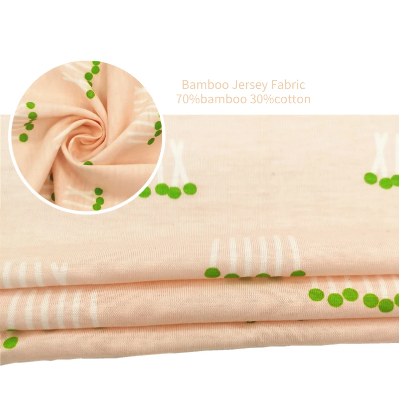 Высокое качество ткани трикотажные 150gsm 70% бамбук 30% полотняного плетения из чистого хлопка жаккард ткань для рубашки