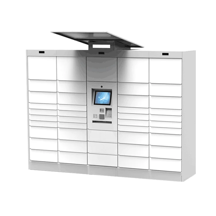 SNBC outdoor waterproof Steel Face scan refrigerated parcel lockers with touch screen