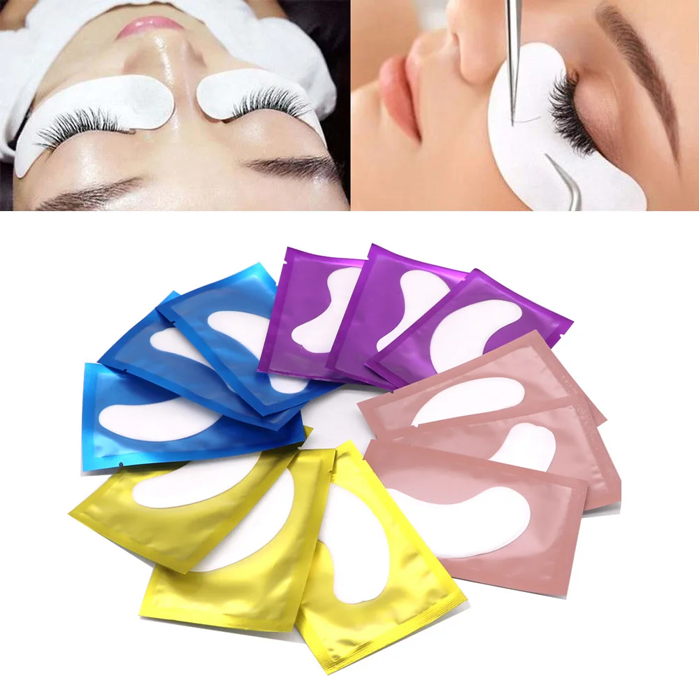 Factory Private Label Single-use Lint Free Eye Gel Pad Hydrogel Patches Isolation Pad For Eyelash Extension