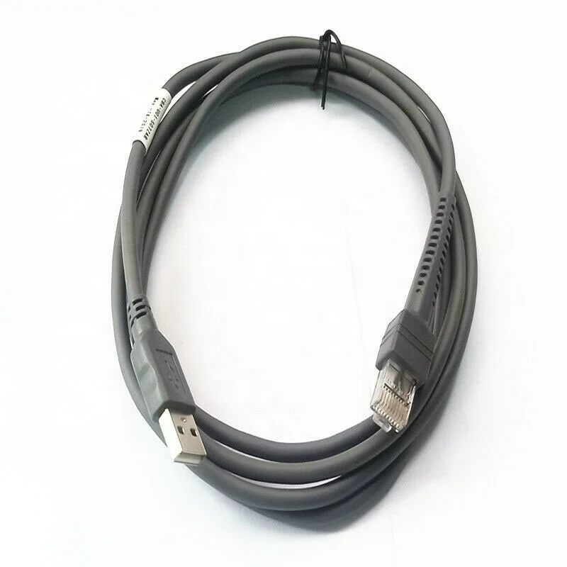 Портативный беспроводной сканер штрих-кода лазерный 1D 2D Qr код USB к RJ45 кабель