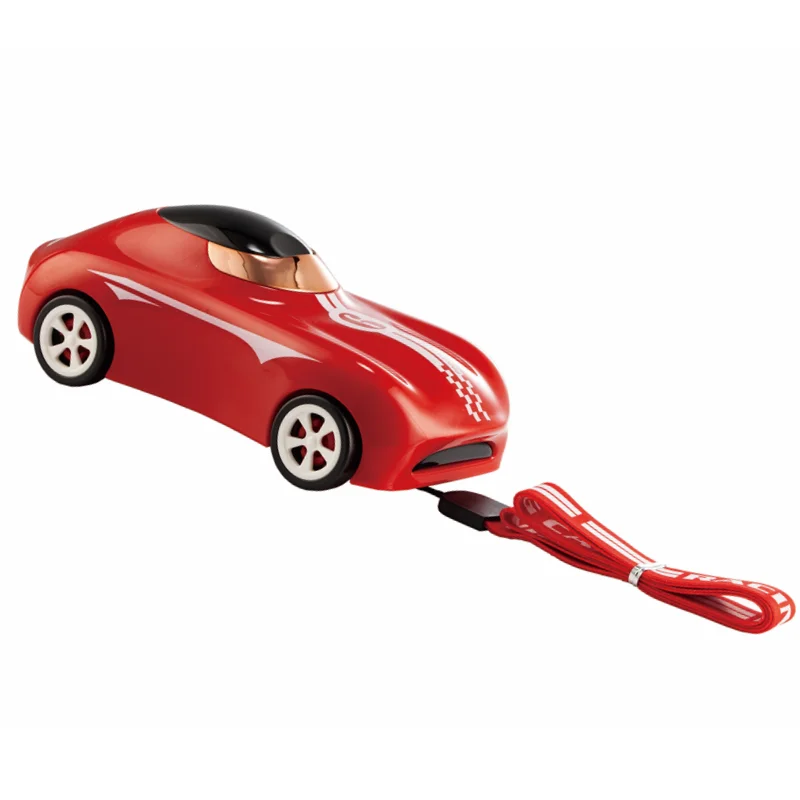 PINKAH New 300ML Sports Car Shape Eco BPA Free Plastic Fun Carton Water Bottle with Shoulder Strap School