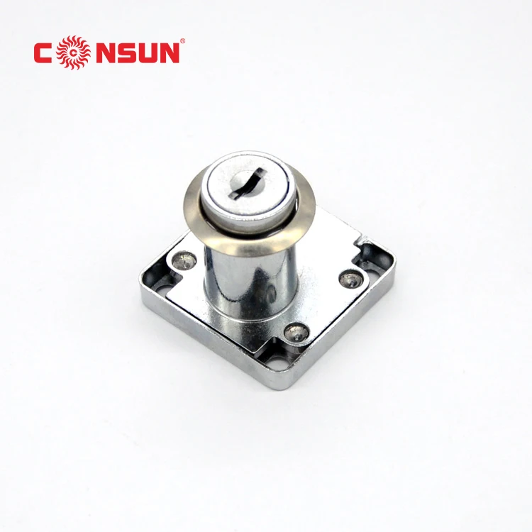Factory drawer lock furniture hardware Office Desk Drawer Lock Square Shape Iron Cabinet Lock
