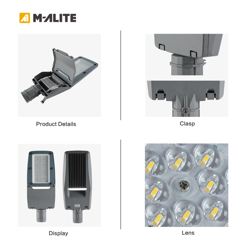 Complete list of columns and bracket arms for street lighting adapters