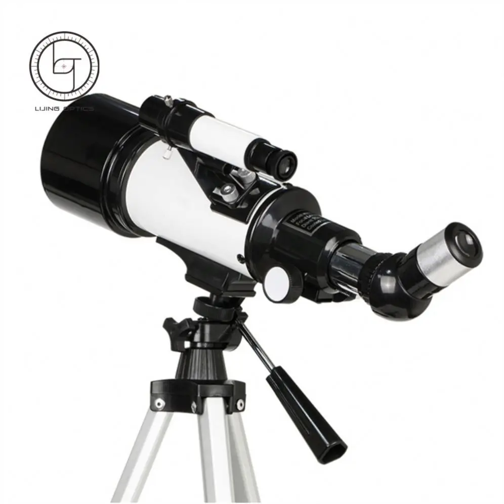Lijing Refractor Children Toys Portable Spyglass 16-40x70 Telescopio Astronomico  Kids telescope astronomical
