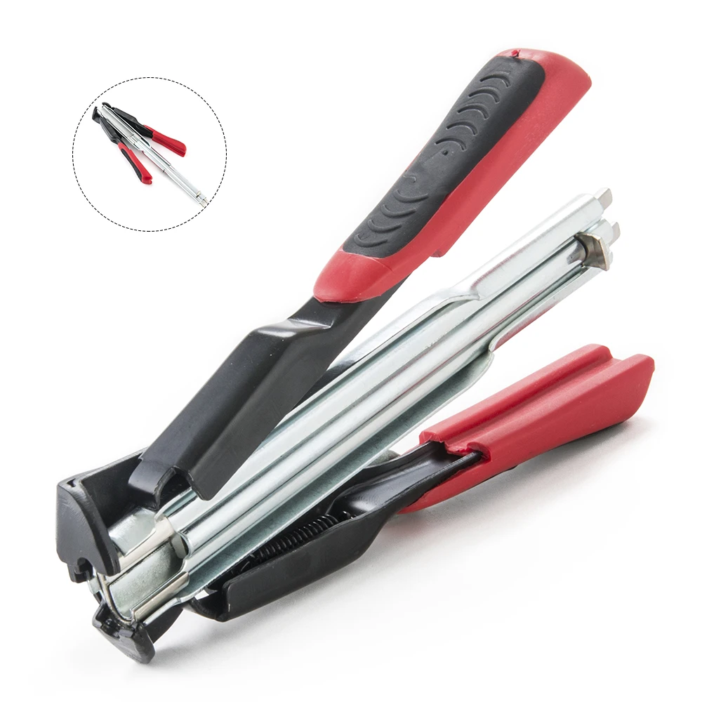 C-type clip installation equipment manual fastening clamp spring loaded c7 hog ring staple fence gun pliers