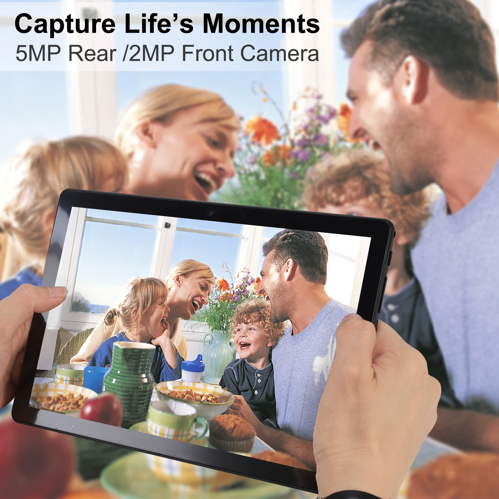 Android 10.0 Tablet 10 inch Quad Core IPS HD Touch Screen Tablets with Dual Camera 2GB RAM 32GB Storage WiFi Tablet PC