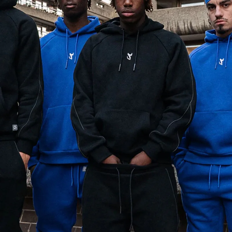 Custom jogger men sweat suits heavy weight sweatpants and hoodie set 2024 mens track suit sets for winter man hoodie tracksuit