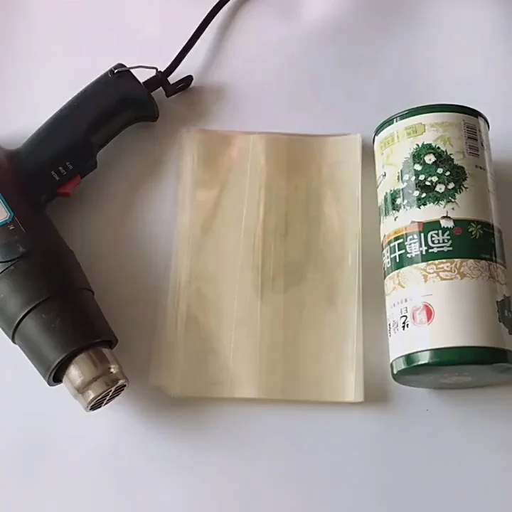  Custom clear large size pre-cut supporting print heat wrap shrink bands for