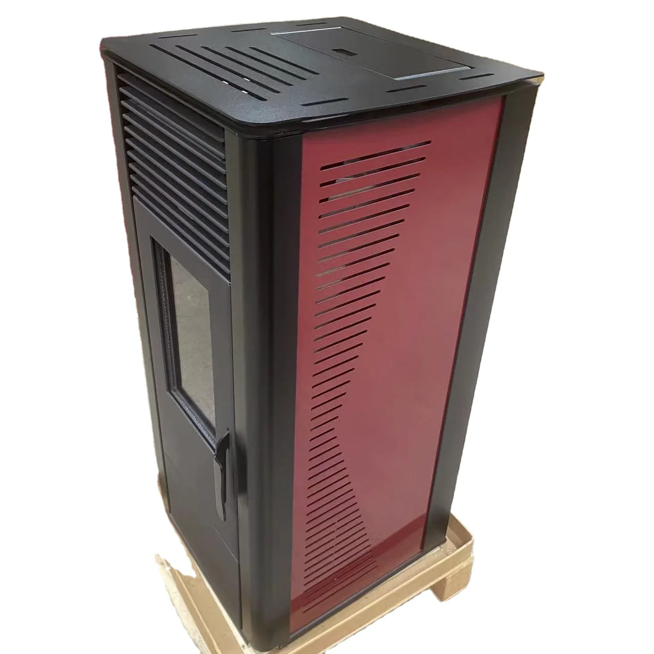 High Heating Efficiency Low Noise Pellet Fireplace Biomass Pellet heater Stove for European Market