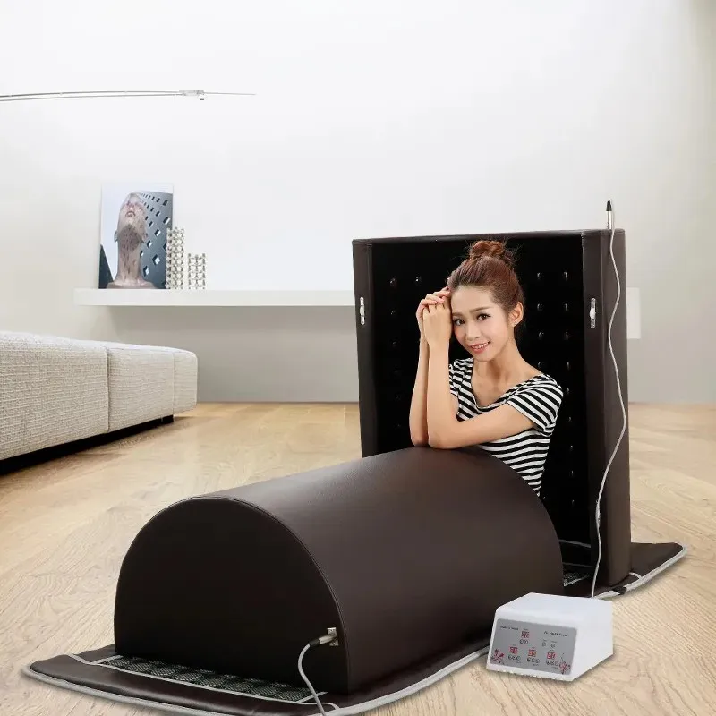 3 зоны обогрева спа капсула дальнего инфракрасного теплицы сауна купол с германием Турмалин Нефритовый камень