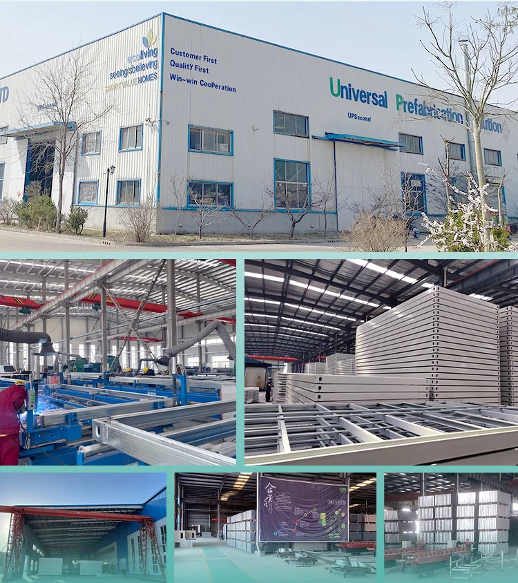 Flat Pack Container Prefabricated House Steel Container with Sandwich Panel for Warehouse Application or living