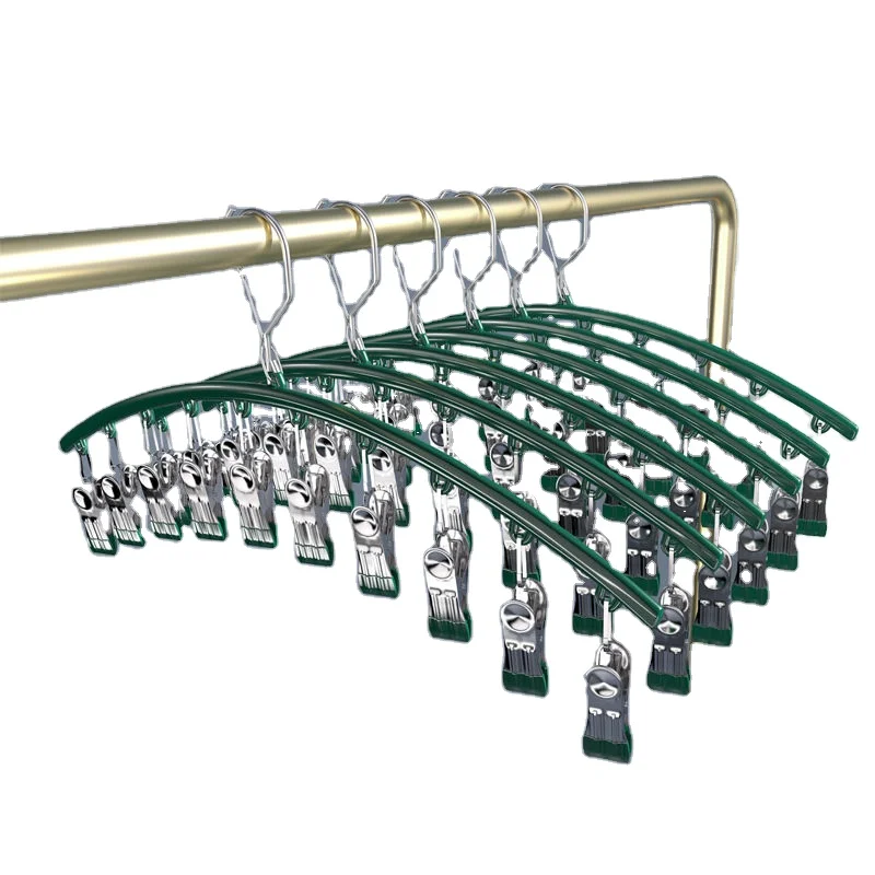 HYB OEM Etendoir Sock Clips Balcony Anti-theft Metal Hangers