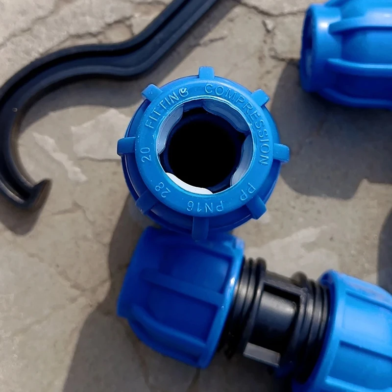 High quality Irrigation Pipe Fittings Agricultural Pipe Use Quick Joint Connectors Fittings 2 Inch Straight PE Couplings