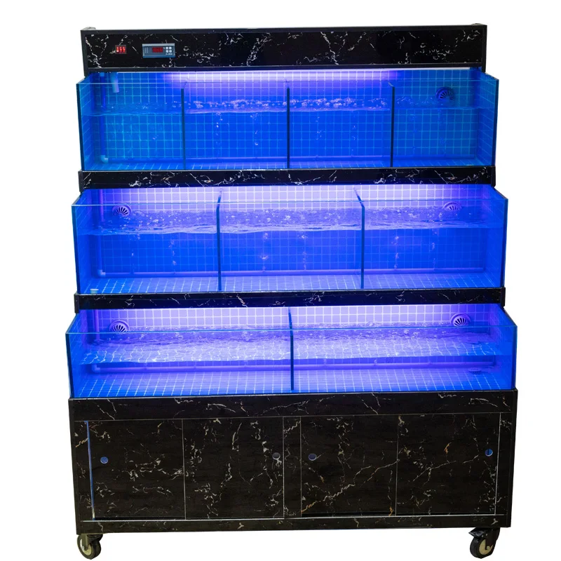 Live Canadian Lobster Farming Tank Fish Tank for Restaurant Supermarket Seafood Shop