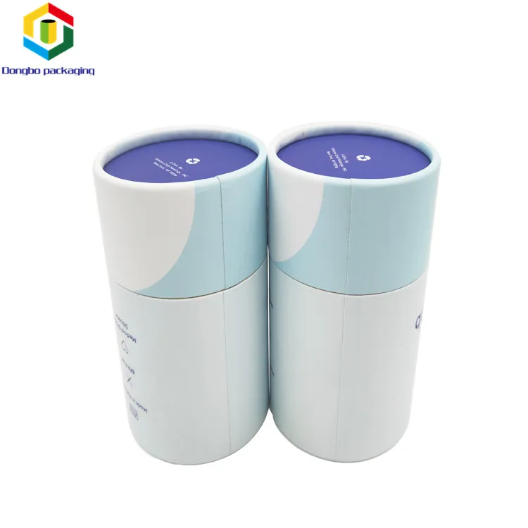 Поставщик под заказ, верхняя и нижняя Круглая Бумажная Коробка с железным покрытием, печатная бумажная трубка CMYK для упаковки пищевых продуктов