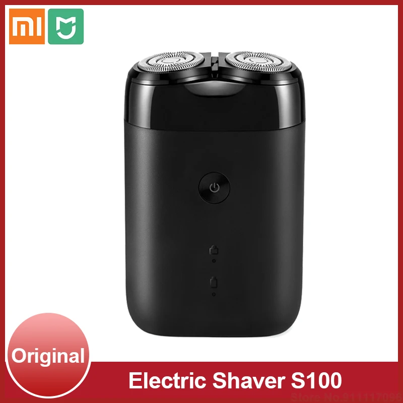 Xiaomi Mijia Electric Shaver S100 USB Type-C Rechargeable Washable Mini Portable Razor Trimmer for Men