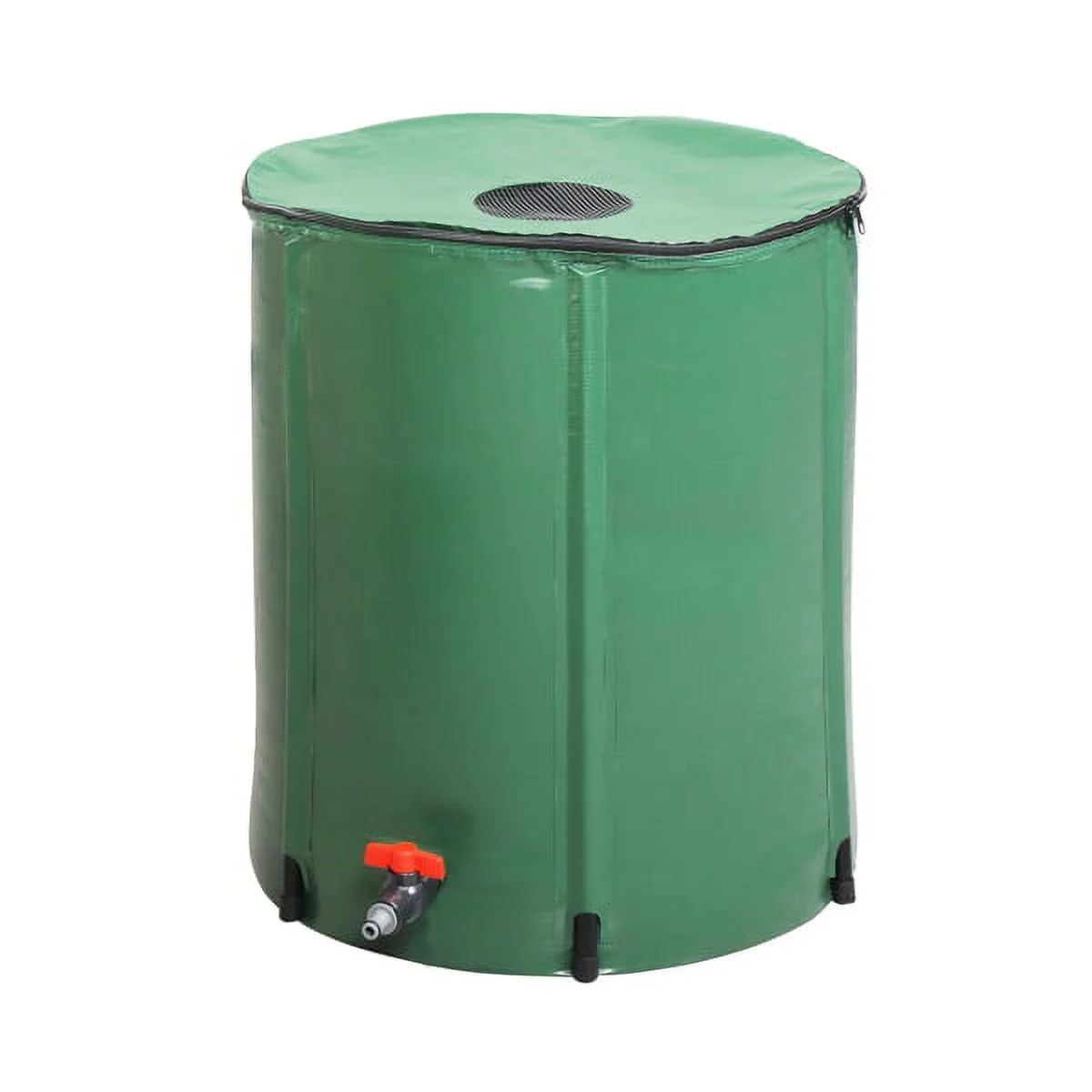 50 Gallon 100L  Collapsible PVC Rainwater Collection Barrel  Foldable Storage Tank for Garden Irrigation