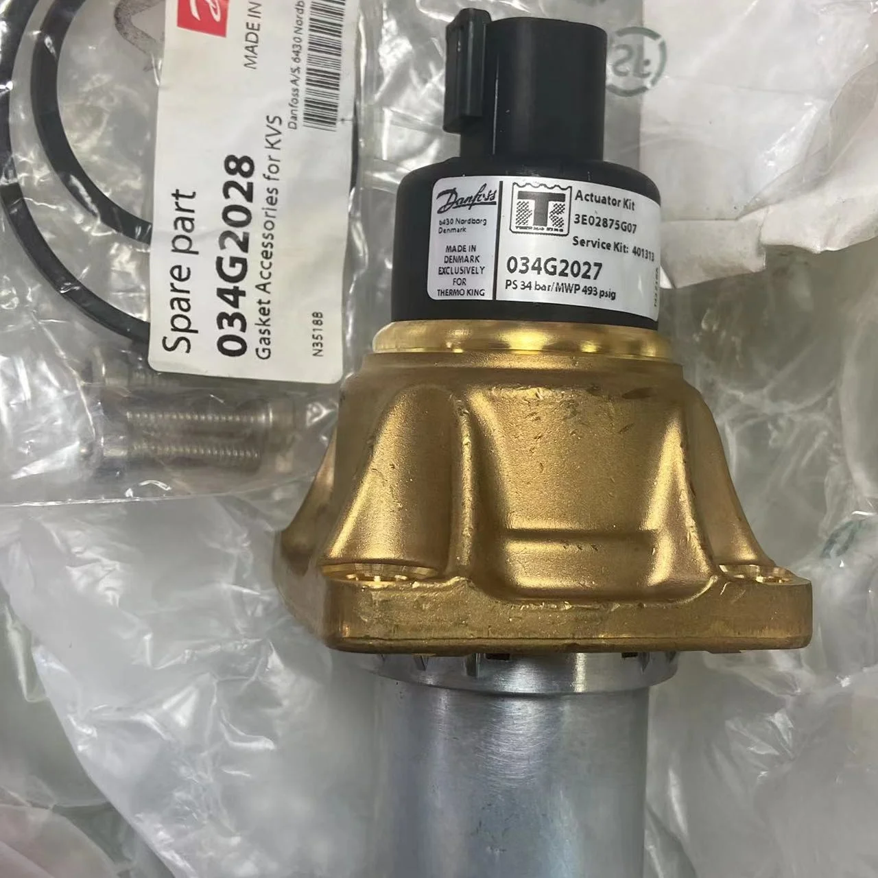 Комплект клапанов Thermo King 40-1472 40-1313 Danfoss ETV картридж 034g3e2022 02875g01