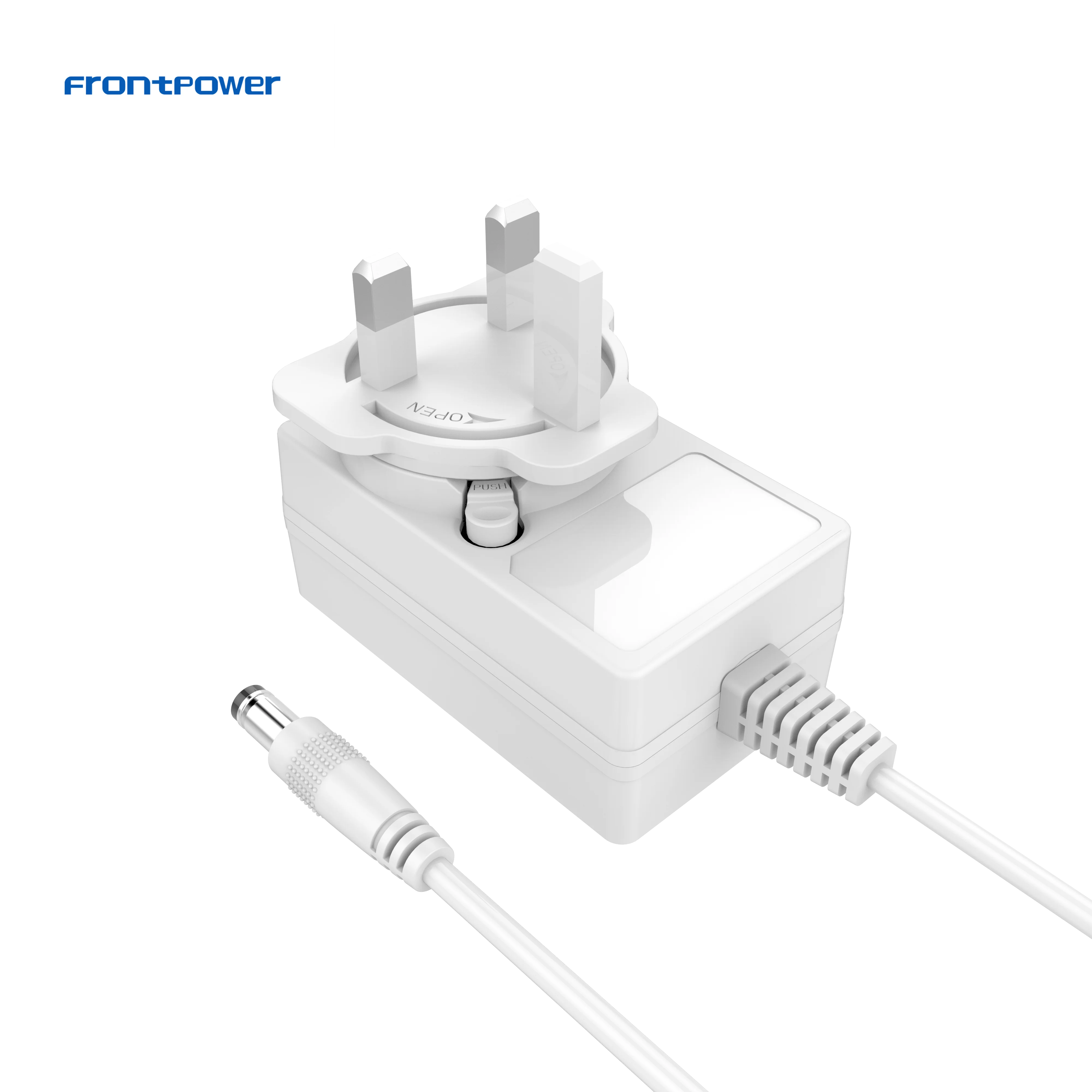 18V0.5A 9V 2A 12V interchangeable plug power adapter with US/EU/AUS/UK blades ac dc adapter for door ring