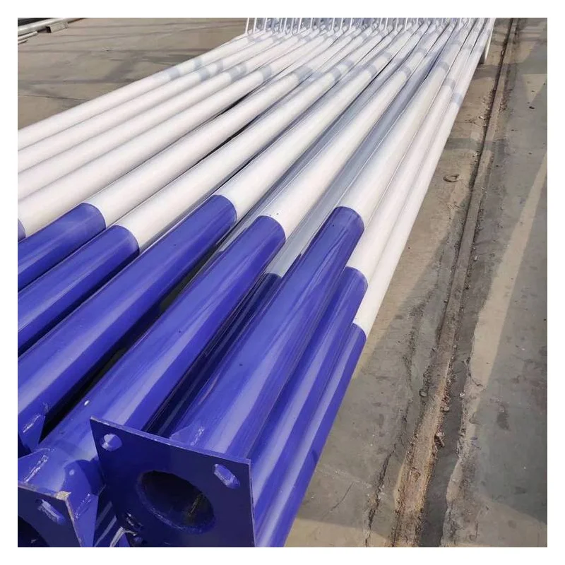 Custom Made Wholesale Reflective Road Safety Warning Traffic Sign Post  Highway Road Lighting Pole