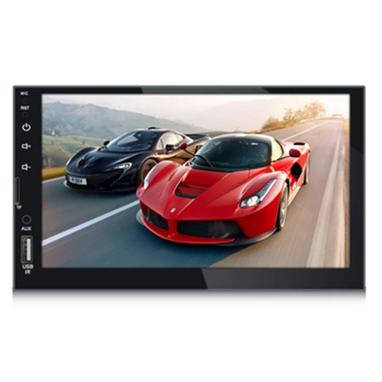 2 Din 7 inch Universal Multimedia Android 9 Touch Screen BT Wifi GPS Navigation Auto Electronics  Car Dvd Player