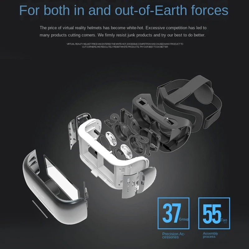 3D Glasses Moke Magic Shell 2nd Generation Virtual Reality Smart VR Glasses Head-mounted VR Headsets Fast Shipping