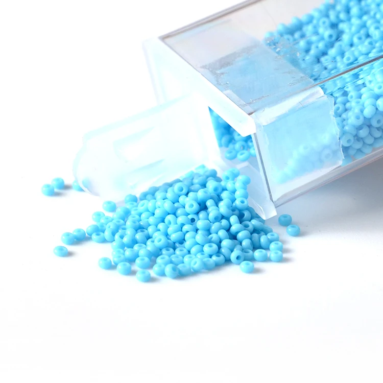 Традиционные чешские высококачественные стеклянные аквамариновые бусины, насыщенные бусины