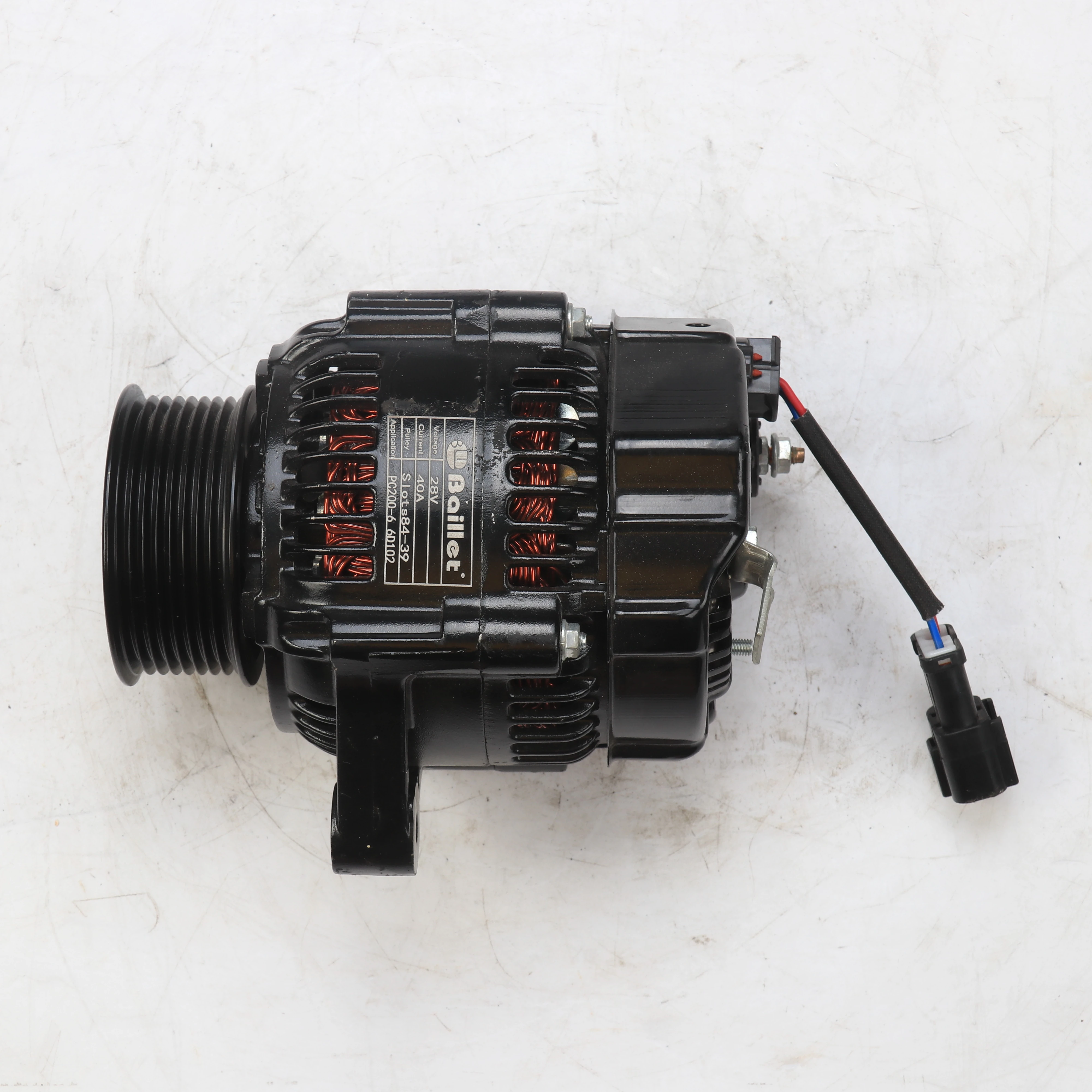 Excavator Parts Generator 8PK SLOTA84-39 101211-4310  24V 40A  PC200-6 6D102 for Komatsu excavator alternator