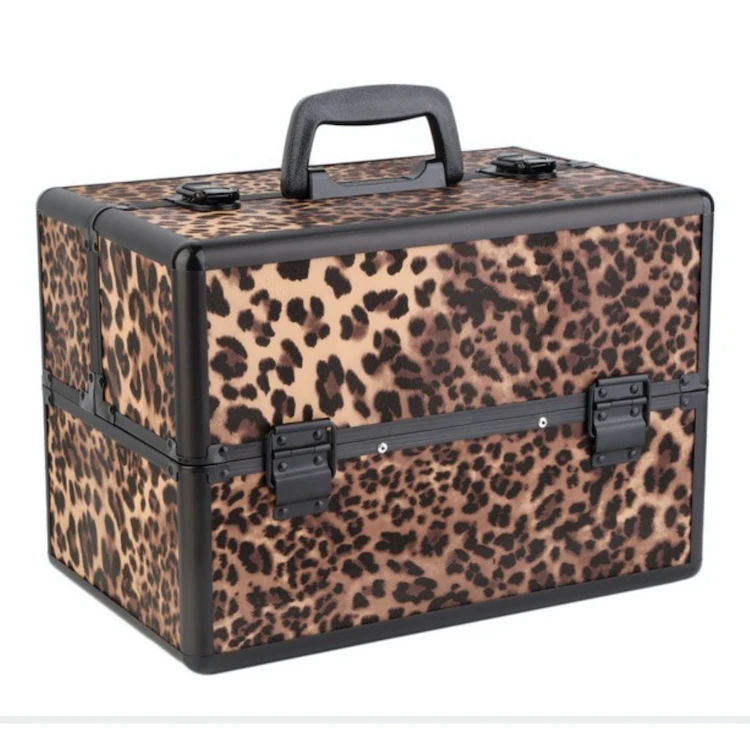 
OEM Makeup Beauty Case Plastic Makeup Display Eyelash Nail Polish Case Aluminum Vanity Makeup Case 