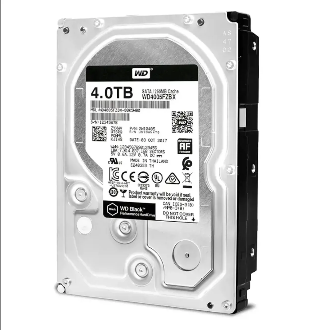 Оптовая продажа черный Жесткий диск WD4005FZBX 3 5 дюймов 7200 об/мин cahe 256MB 1 ТБ 6 Тб 8 10 2 4 HDD