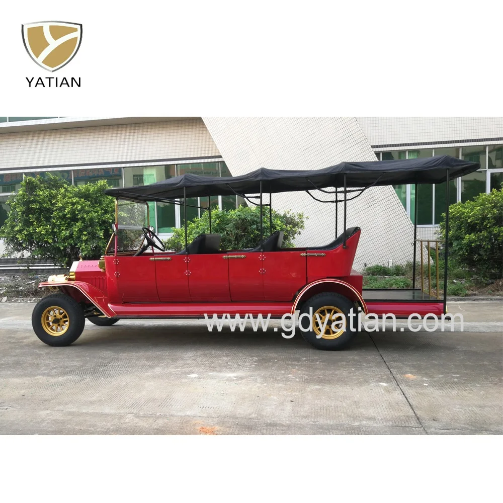 5 кВт 8 местный пассажирский Электрический классический автомобиль винтажные Гольф-машины для оптовой продажи