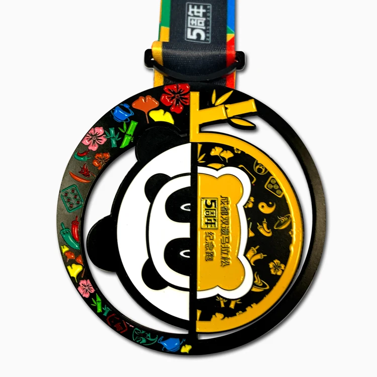 High quality custom marathon medal metal medal 3D sport running medal professional producer