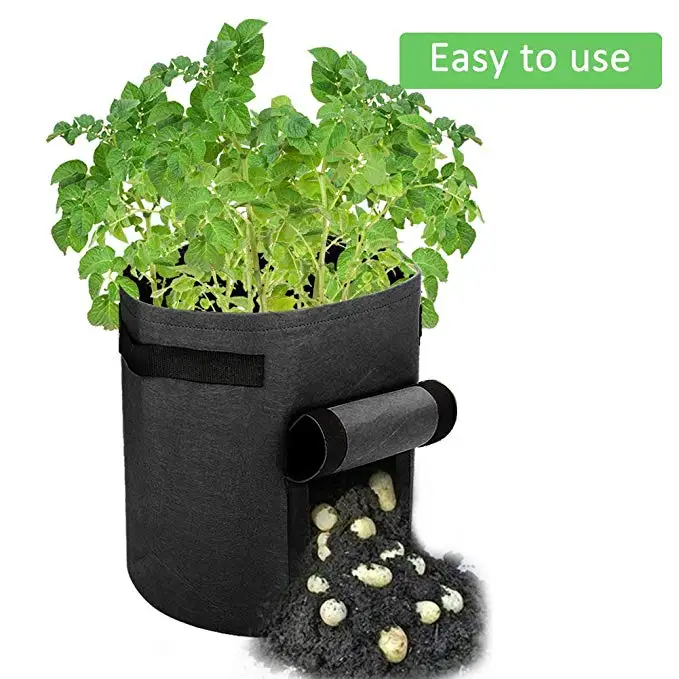 New product High quality 10 gallon felt potatoes tomatoes grow bag plant bag